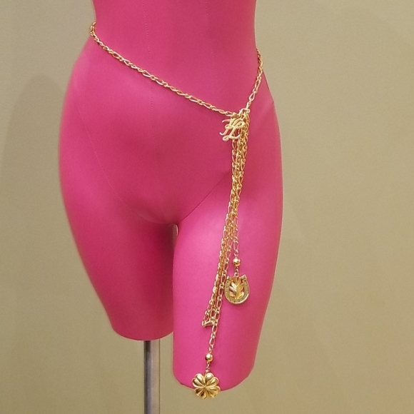 Karl Lagerfeld Jewelry - KARL LAGERFELD VINTAGE GOLD PLATED NECKLACE/BELT